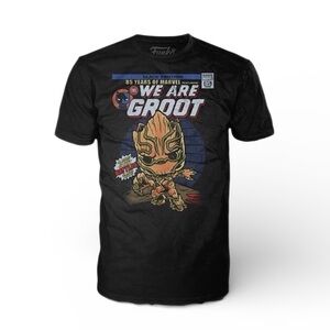 Funko x Marvel 85th Anniversary “We Are Groot” Graphic Tee – Men’s M NWT